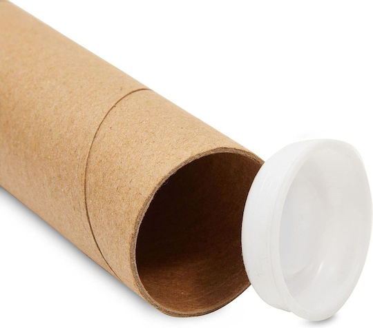 Tub de carton pentru protecție în timpul transportului filmelor și imprimărilor, lungime 130 cm, diametru Ø76mm, grosime perete 4mm
