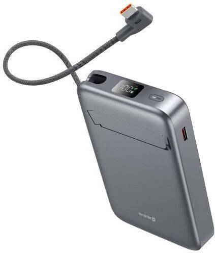 Swissten Qi2 MagSafe Power Bank 10000mAh 33W με Θύρα USB-C Power Delivery Μαύρο