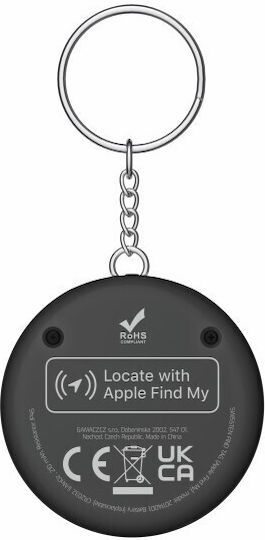 Swissten Find Tag Compatible with Apple Find My Black