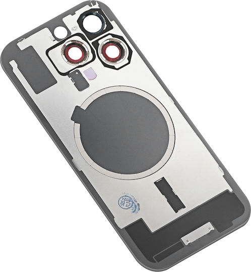 Clappio Replacement Back Cover Iphone 16 Pro Integrated Adhesive Black