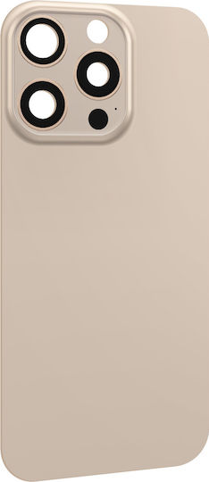Clappio Replacement Back Cover Iphone 16 Pro Integrated Adhesive Gold