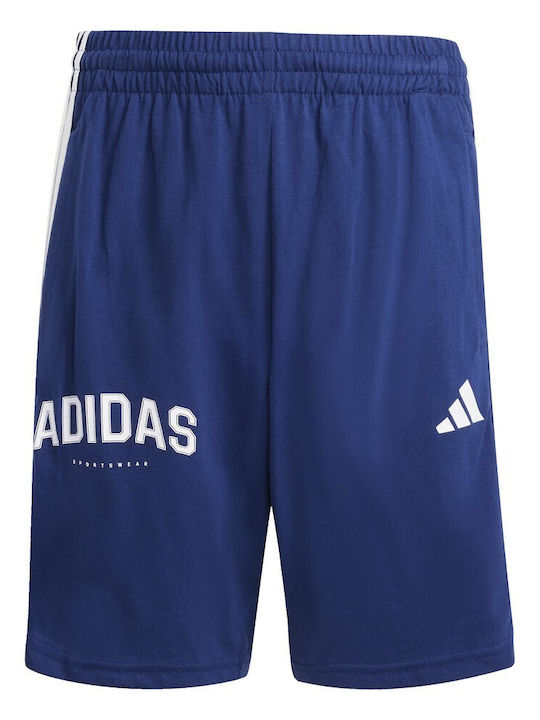 Αθλητικό Παιδικό Σορτς/Βερμούδα 3-stripes Μπλε