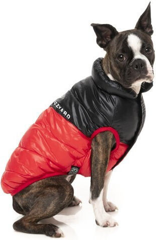 Fuzzyard Harlem Red Dog Coat XLarge with 60cm Back Length