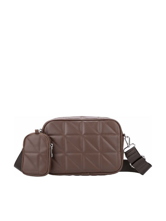 Eko Handbag Pocket Camelia Dark Brown
