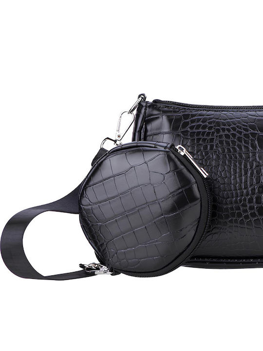 Eko Handbag Round Pocket Ancolis Black