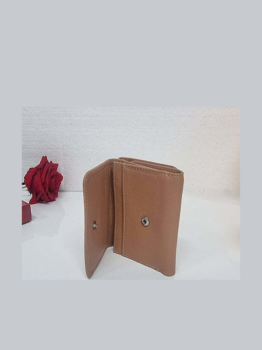 Small Leather Women's Wallet Classic Beige