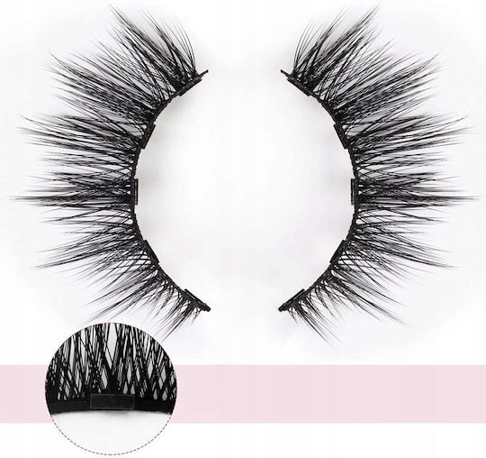 Set 3 Pairs Magnetic Lashes + Tweezers Eyeliner Pencil