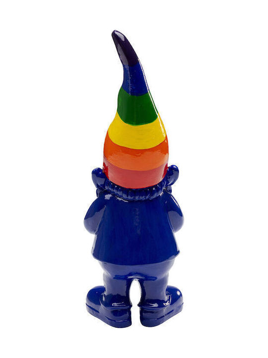 Figurină De Masă Pitic Albastru Multicolor 7,5x7,5x21 Cm