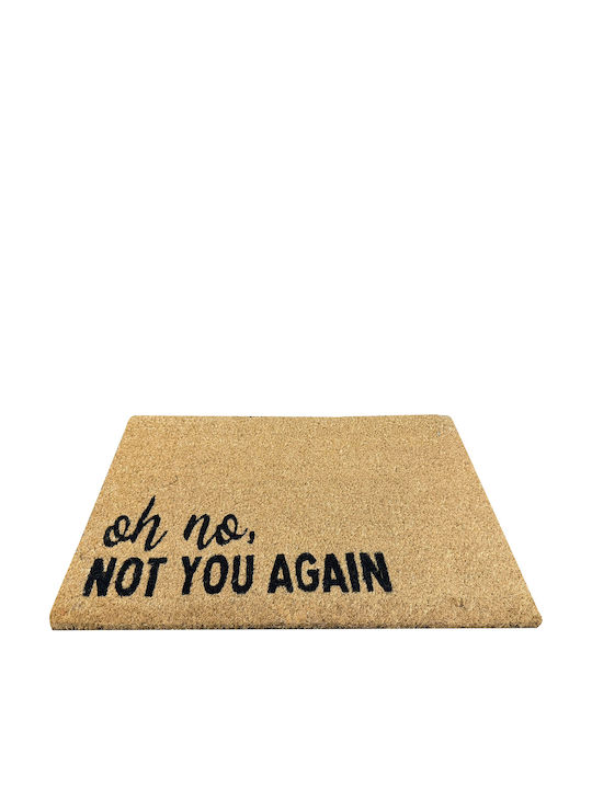 Entrance Mat made of Coir with Anti-slip Backing 40x60cm Thickness 15mm