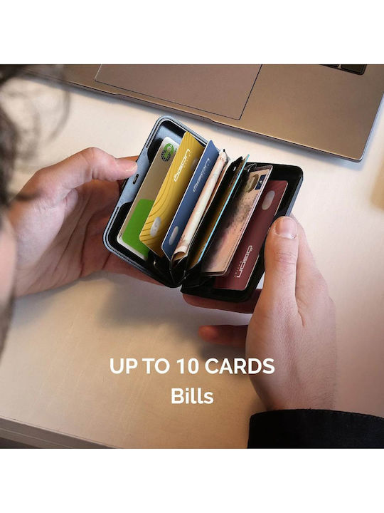 Portofel bărbătesc Clasice cu RFID Albastru