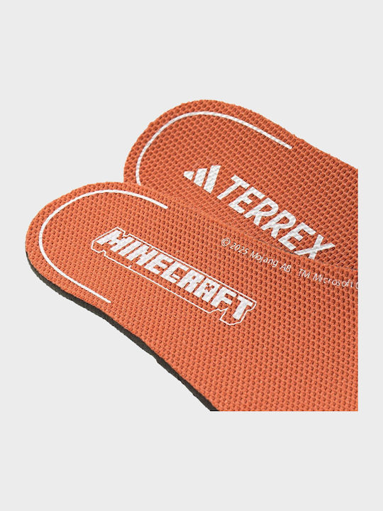 Terrex Ax4r Minecraft Incaltaminte Sport Copii Alergare Cu Șireturi Maro