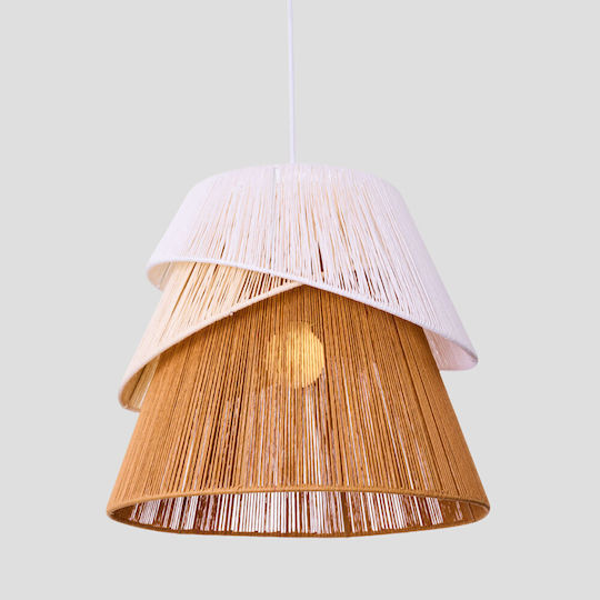 InTheBox Sorrel Κρεμαστό Φωτιστικό Λευκό 36x34εκ.
