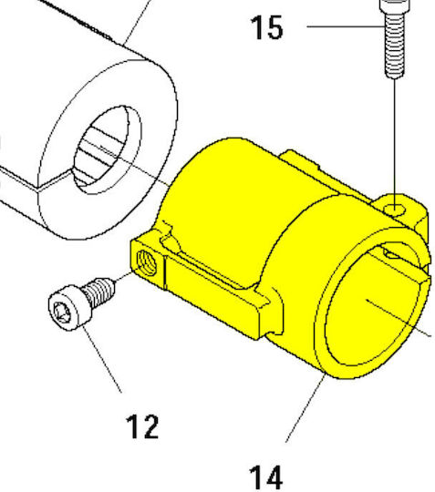 Χιτωνιο Βαση Συσφιξης Σωληνα Γνησιο Husqvarna 135r-241r-333r-535rx-bc2235
