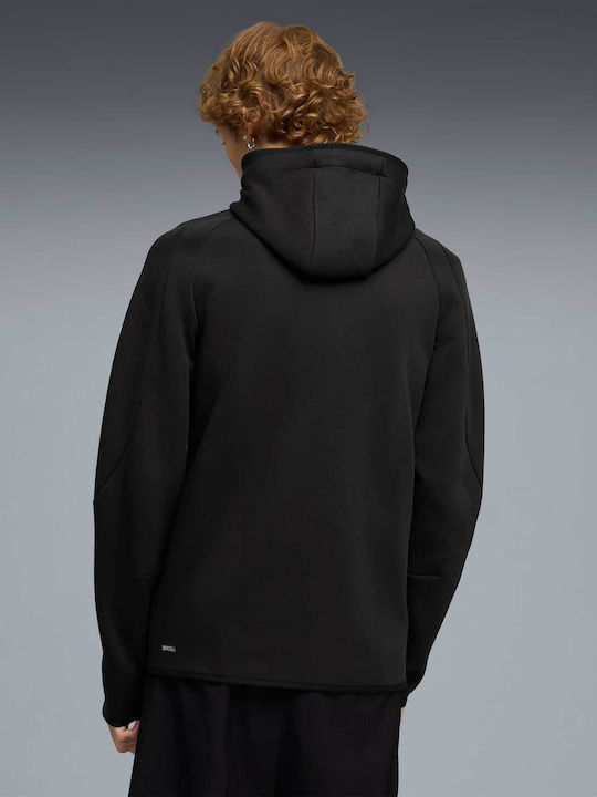 PUMA Sweatshirt Puma Schwarz mit Kapuze