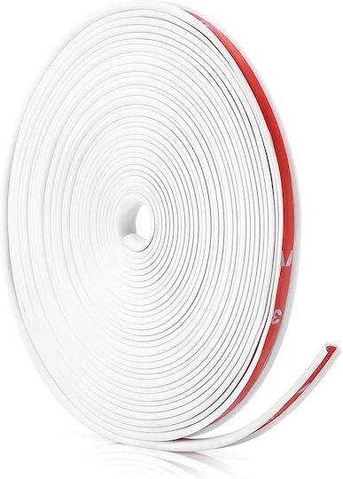 Protective Decorative Rim Rings Adhesive Made Flexible Plastic White