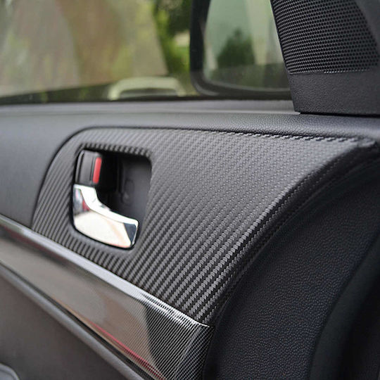 Bandă Autocolantă Auto 3D Carbon Negru 3m X 1,27m