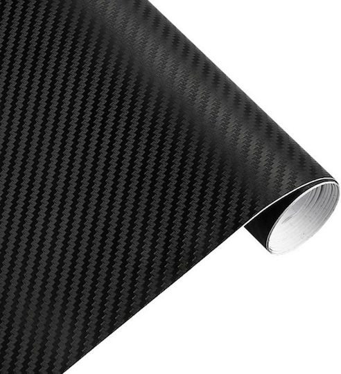 Bandă Autocolantă Auto 3D Carbon Negru 3m X 1,27m