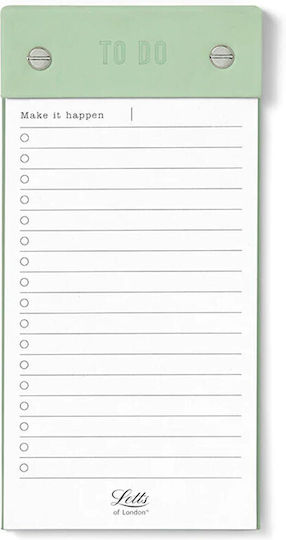 Letts Notepad with Blank Pages Green SAGE