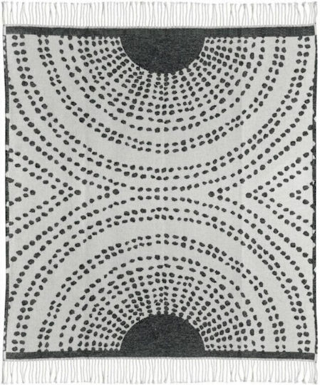 Vivaraise Taina Armchair Throw Jacquard 127x160cm Carbon
