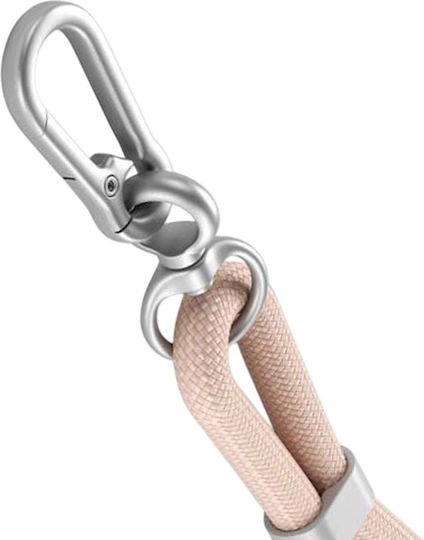 Satechi Neck Strap Usb-c Cable Series Lanyard Onthego Fast Charging Pink