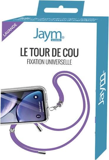 Jaym 150cm Nylon Neck Strap Smartphone Universal Mount Purple