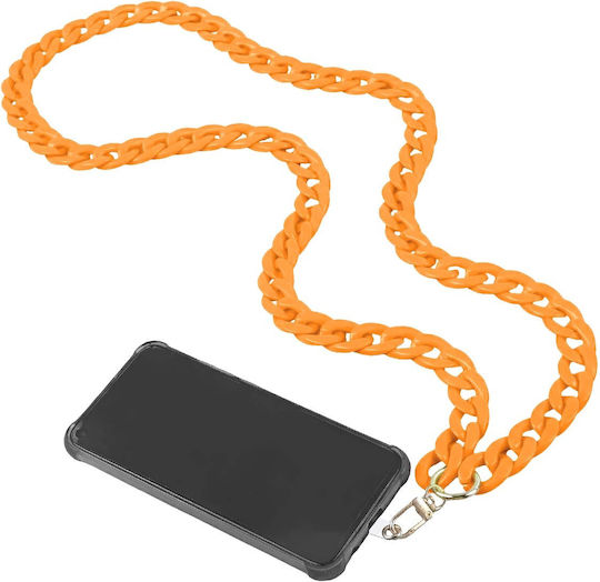 Jaym Smartphone Neck Strap Universal Clip Fashion Model 1.20m Orange