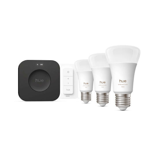 Philips Smart Λάμπες LED για Ντουί E27 και Σχήμα A60 1100lm 3τμχ