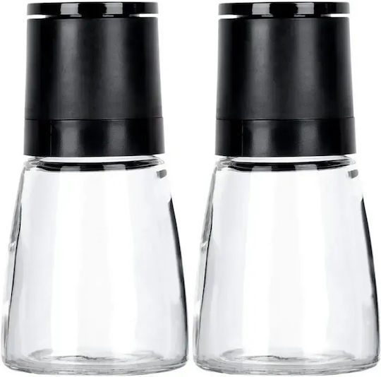Vilde Set Rasnițe Manuale Pentru Condimente Din Sticlă 13.3cm 2 Bucăți