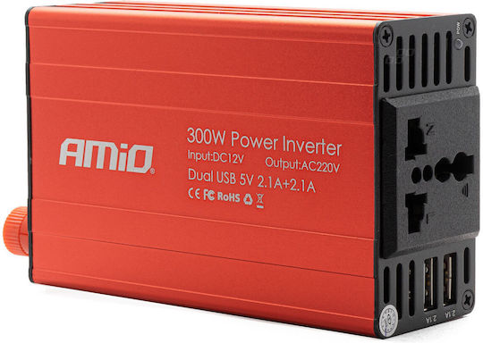 Convertor 12v La 220v 300w/600w 2 X Usb 5v