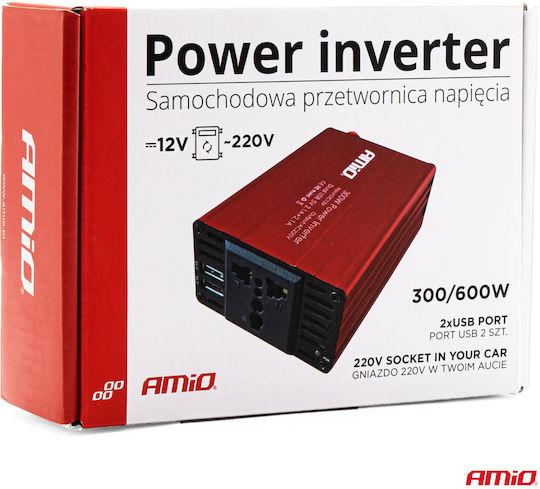 Convertor 12v La 220v 300w/600w 2 X Usb 5v