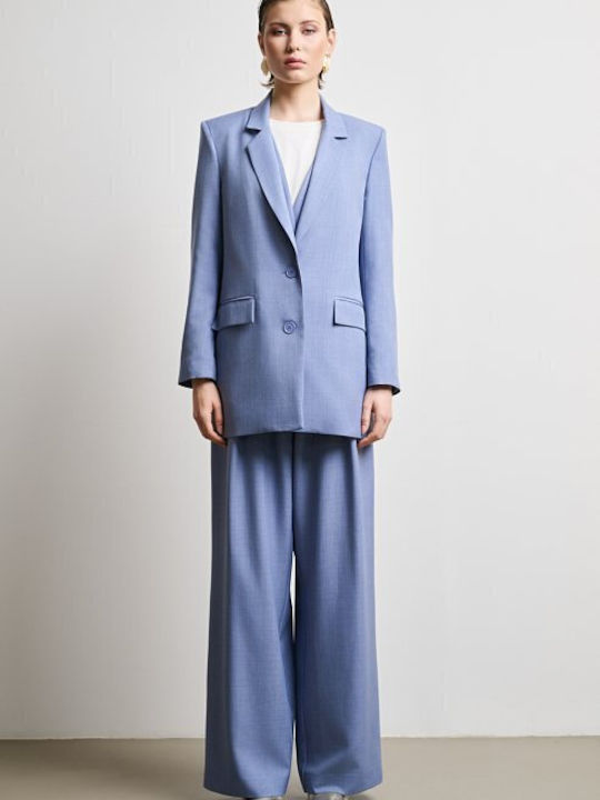 Desiree Lung Blazer pentru femei Sacou Blue