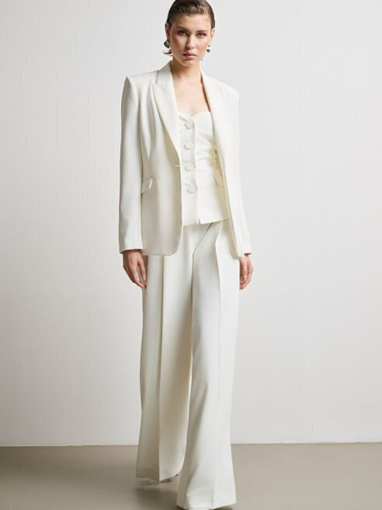 Desiree Lang Damen Blazer White