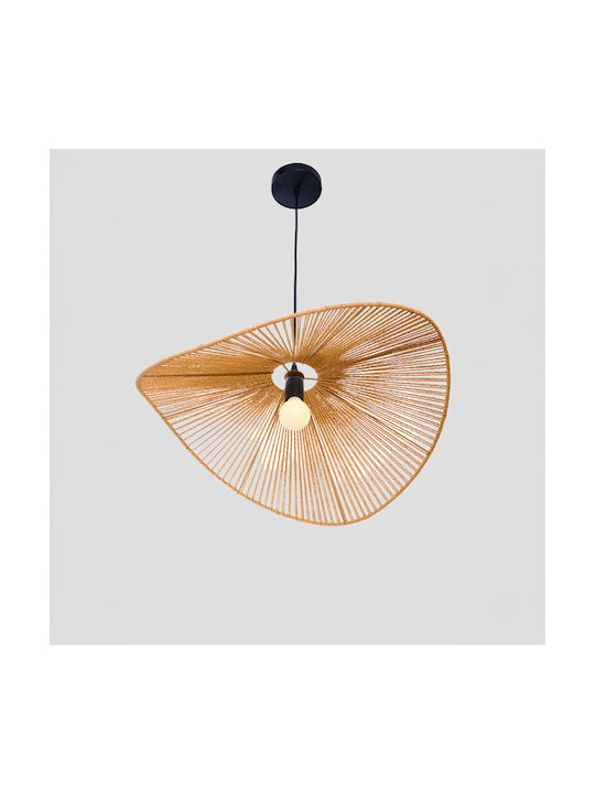 InTheBox Luma Pendant Light Brown Boho with Rope 60x20.5cm