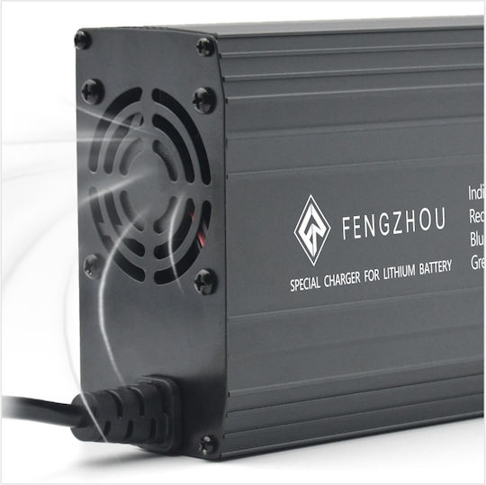 Γρήγορος Φορτιστής 84v 6a Gx16 Connector Μπαταρίες Λιθίου 72 Volt