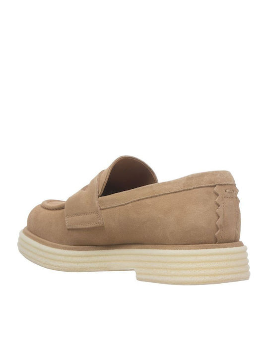 Mocasini barbati in Bej Culori
