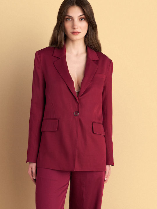attrattivo Women's Blazer Red
