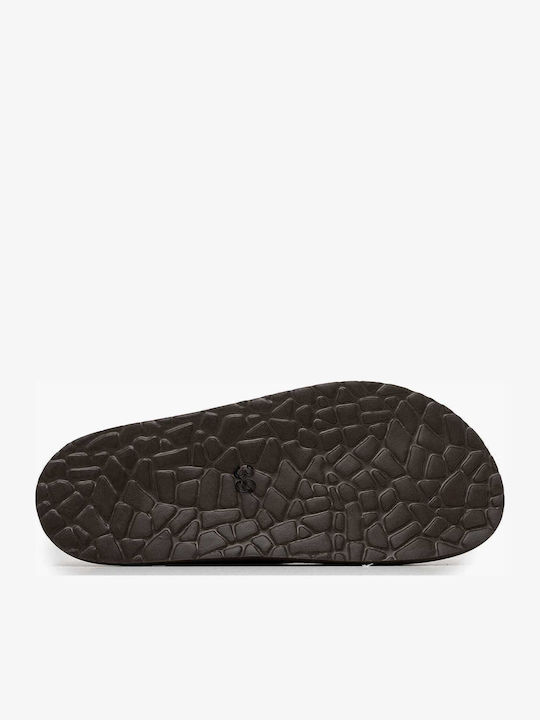 Δερμάτινα Γυναικεία Σανδάλια Flatforms Καφέ