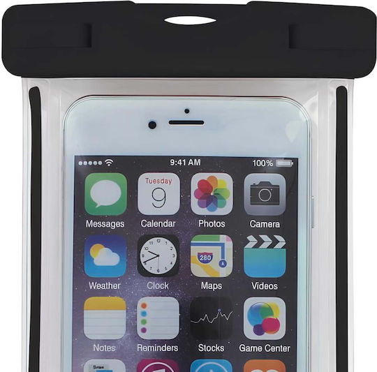 Wantalis Ipx8 Waterproof Pouch Smartphone 10 Meters Immersion Transparent Black