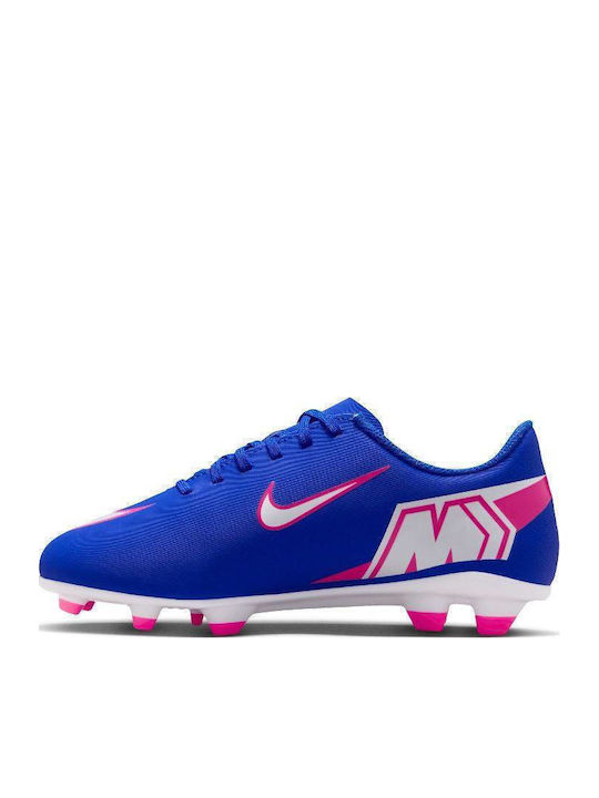 Jr Mercurial MG Kids Soccer Cleats With Molded Blue