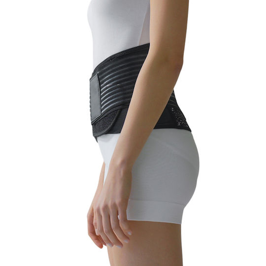 Christou 1910 Belt for Pain Relief with Stays in Black Color