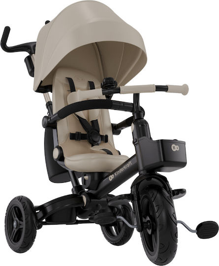 Kinderkraft AVEO 2 Plus Превозно Средство с Ръкохватка за Родител за 9 Месечни Бежов