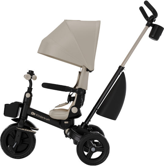 Kinderkraft AVEO 2 Plus Превозно Средство с Ръкохватка за Родител за 9 Месечни Бежов