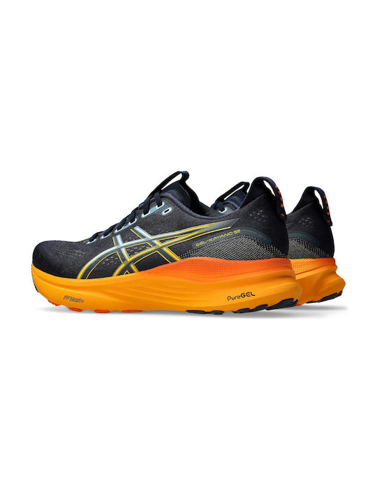 Gel-Kayano 32 Männliche Sportschuhe Laufen Navy / Orange