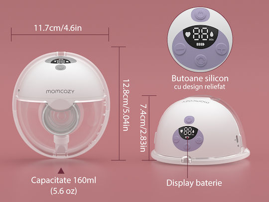 Momcozy Pump M5 BPA-frei Rot 120ml