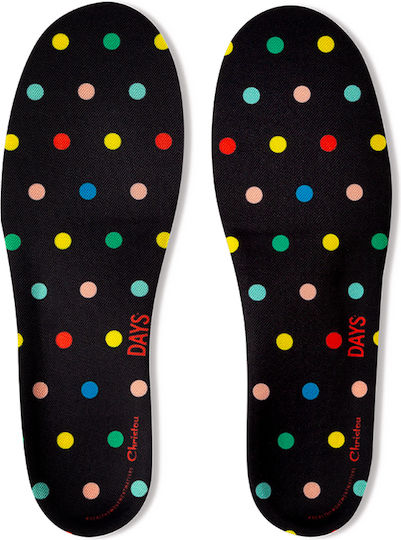 Christou 1910 Comfy Days Ανατομικοί Πάτοι Παπουτσιών Polka Dot για Ενήλικες & Παιδιά 2τμχ