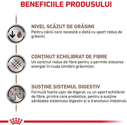 Royal Canin Veterinary Gastrointestinal Low Fat 1.5kg Hrană Uscată Dietetic, fără Gluten pentru Câini Adulţi cu Păsări de curte și Orez