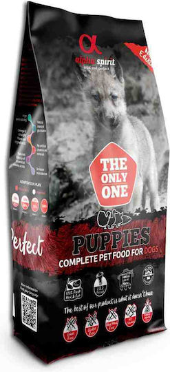 Alpha Spirit The Only One Puppies 12kg Hrană Uscată fără Cereale pentru Căţei cu Pui și Rață