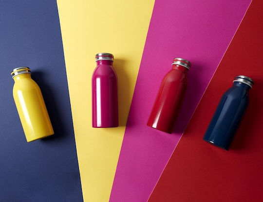 Cook Concept Μπουκάλι Θερμός Ανοξείδωτο 450ml Κίτρινο