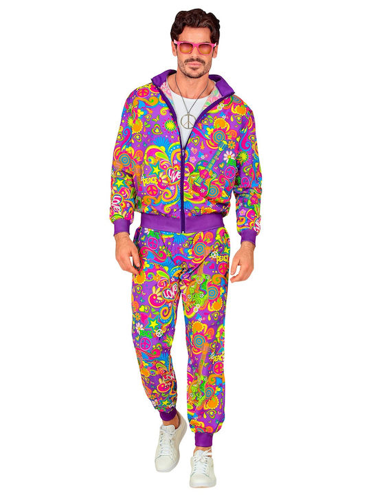 Αποκριάτικη Στολή Neon Hippie Tracksuit Αποκριάτικη Στολή Neon Hippie Tracksuit