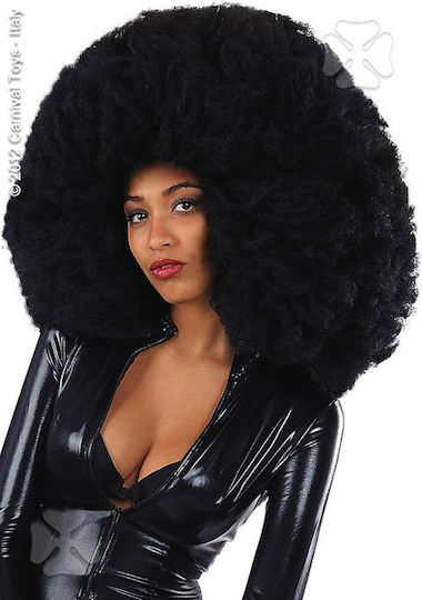 Super Afro Wig Black 60cm